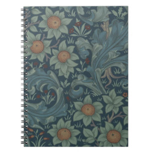 Caderno Espiral William Morris Orchard Pattern Art