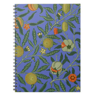 Caderno Espiral William Morris Pomegranate Wallpaper