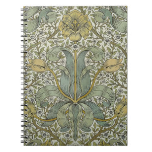 Caderno Espiral William Morris Primavera Thicket Classic Pattern