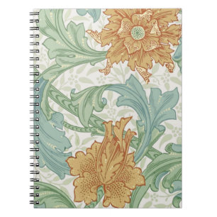 Caderno Espiral William Morris Solteiro Stem Floral Patterno