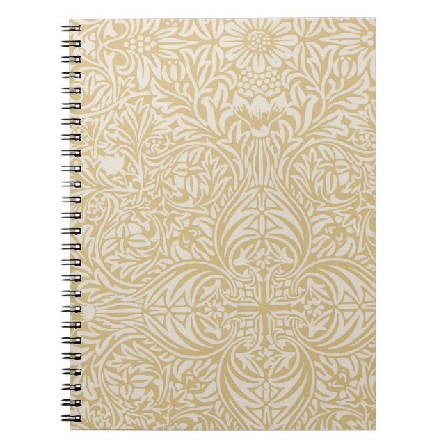 Caderno Espiral William Morris Wallpaper Design (Frente)