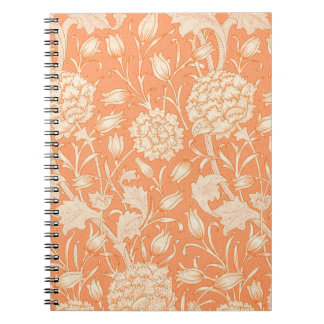 Caderno Espiral William Morris Wild Tulip famoso padrão