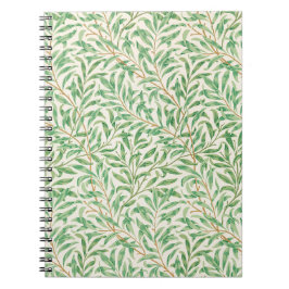 Caderno Espiral William Morris. Willow Bough. Vintage greenery