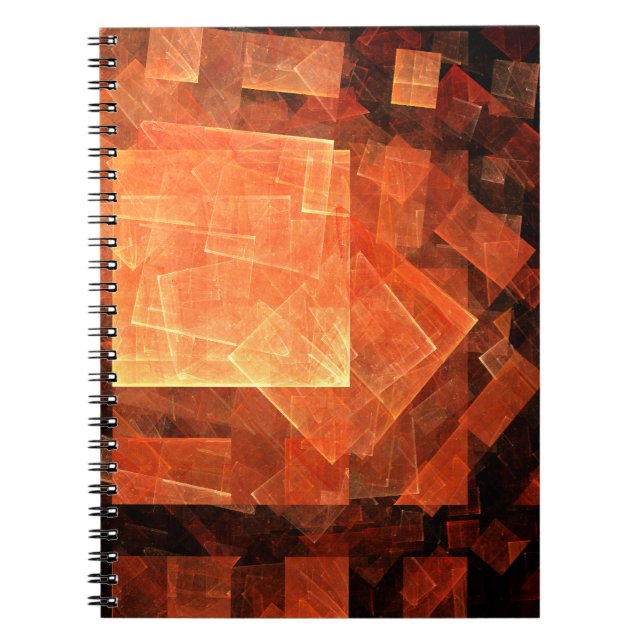 Caderno Espiral Window Light Abstract Art Notebook (Frente)