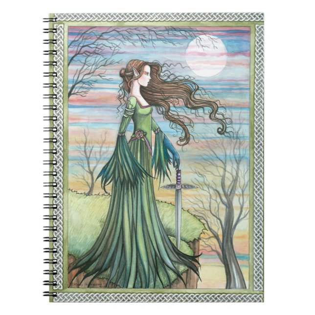 Caderno Espiral Winds Escuros do Notebook Morgan (Frente)