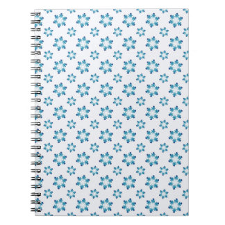 Caderno Espiral Winter Notebooks with Snowflakes 