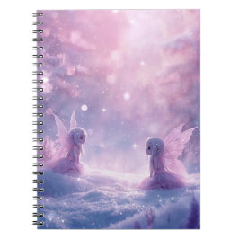 Caderno Espiral Winter Whispers and Fairy Light