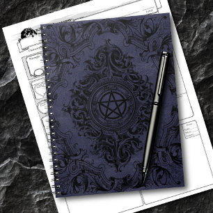 Caderno Espiral Witchery Flourish Pentágono de Dusty Purple Fant