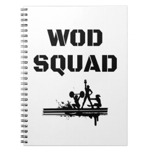 Caderno Espiral WOD SQUAD - Exclusivo inspirado em cruzamentos