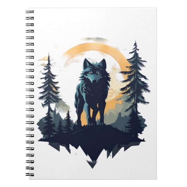 Caderno Espiral Wolf 08 (Frente)