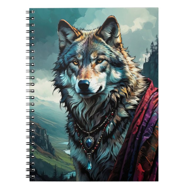 Caderno Espiral Wolf King (Frente)