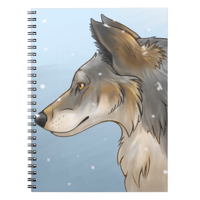 Caderno Espiral Wolf Northwestern (Frente)