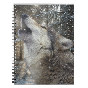 Caderno Espiral Wolf Song - Pastel