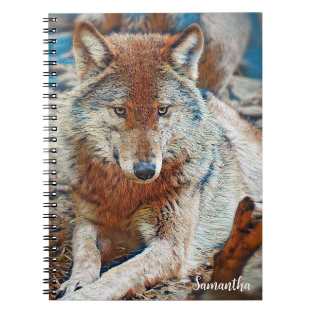 Caderno Espiral Wolf Spiral notebook (Frente)