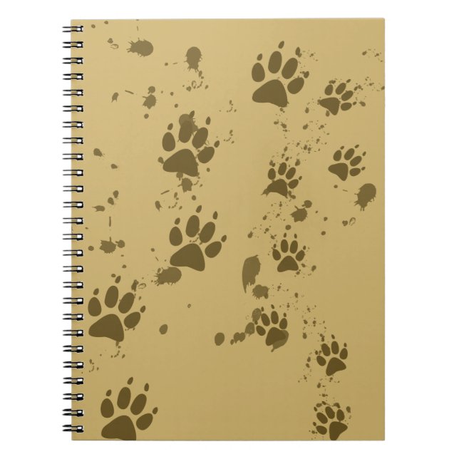 Caderno Espiral Wolf Tracks (Frente)