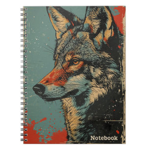 Caderno Espiral Wolf Vintage