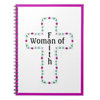 Caderno Espiral Woman of faith