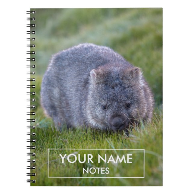Caderno Espiral Wombat Personalizado (Frente)