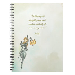 Caderno Espiral Women: Nature’s Quiet Power,Notbook