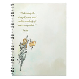 Caderno Espiral Women: Nature’s Quiet Power,Notbook