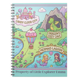 Caderno Espiral Wonder-Map para Pequenos Explorado