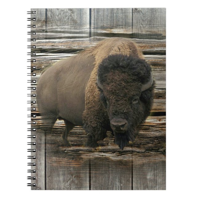 Caderno Espiral Wood Bison (Frente)