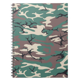 Caderno Espiral Woodland Camo
