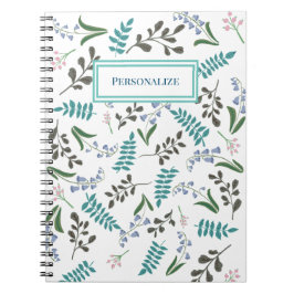 Caderno Espiral Woodland Wildflower Spiral Notebook