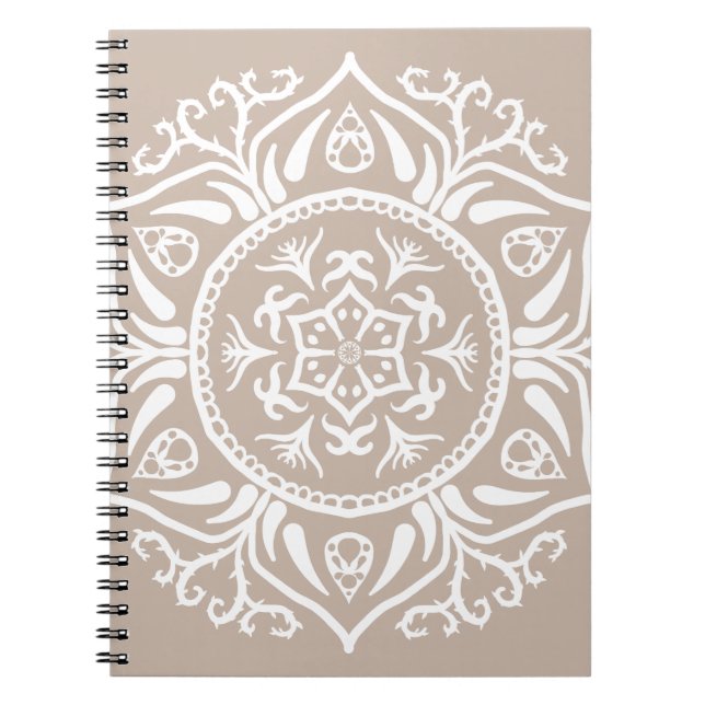 Caderno Espiral Wool Mandala (Frente)