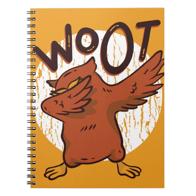 Caderno Espiral Woot Owl (Frente)