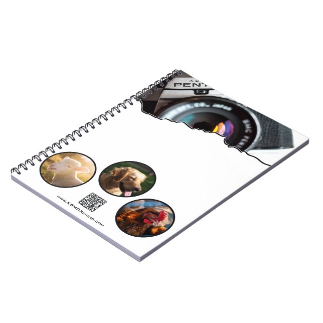 Caderno Espiral Workshop sobre fotografia em animais (Left Side)