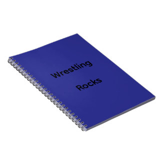 Caderno Espiral Wrestling Rocks Notebook