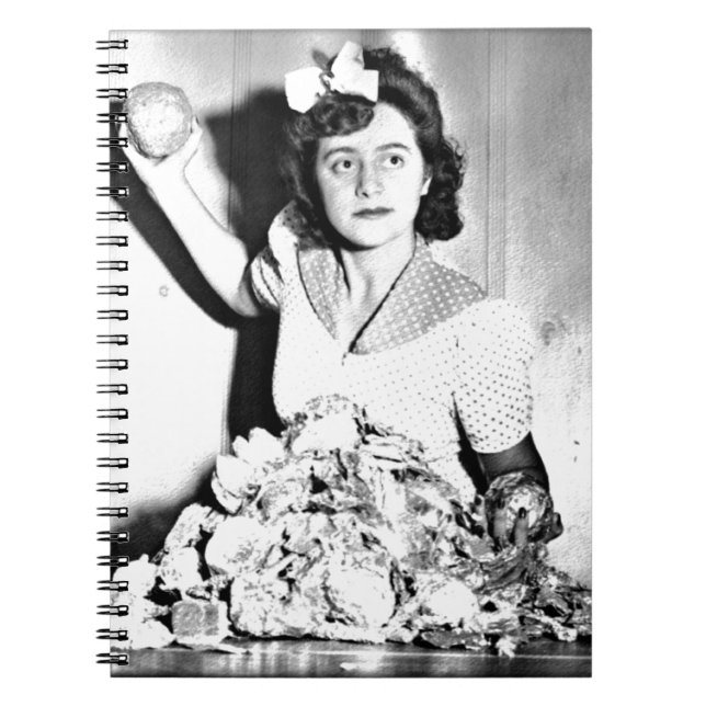 Caderno Espiral WWII Women on the Homefront/War Effort (Frente)