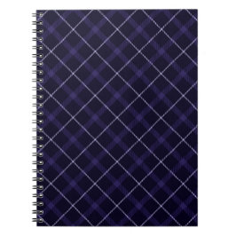 Caderno Espiral Xadrez Azul / Tartan