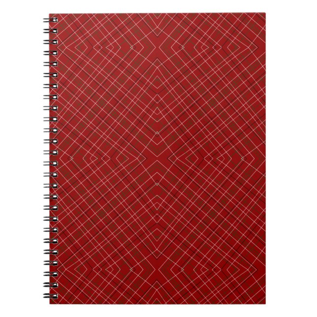 Caderno Espiral Xadrez de Férias Profundas (Frente)