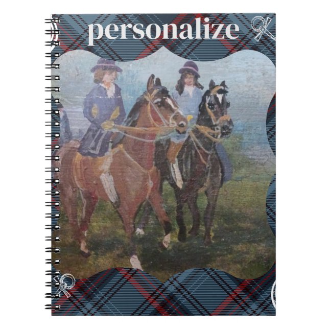 Caderno Espiral xadrez de viagem divertida hoje (Frente)