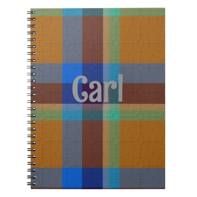 Caderno Espiral Xadrez Decorativo (Frente)