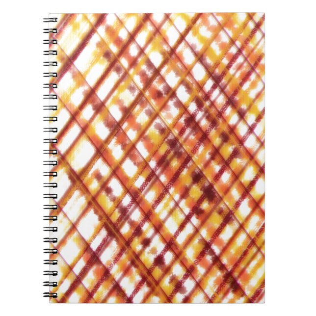 Caderno Espiral Xadrez queimada (Frente)