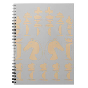 Caderno Espiral Xadrez:Sobre Knight Chess Figure Chess