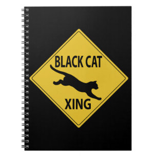 Caderno Espiral Xing de Gato Preto
