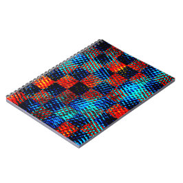 Caderno Espiral Xingazul, laranja, falso sujo ou manchado.