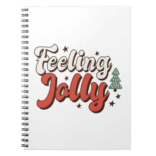 Caderno Espiral Xmas Gift Feeling Jolly (Frente)