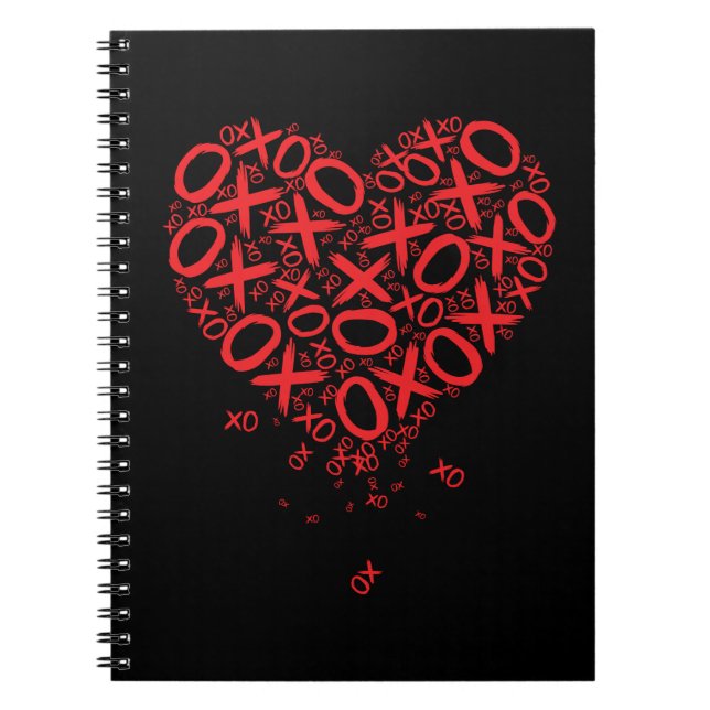 Caderno Espiral XOXO Heart (Frente)