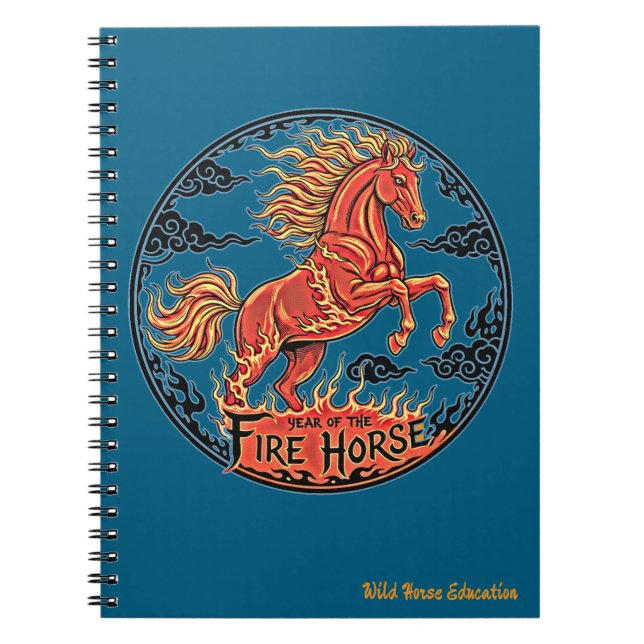 Caderno Espiral Year of the Fire Horse Notebook (Frente)