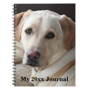 Caderno Espiral Yellow Labrador Retriever