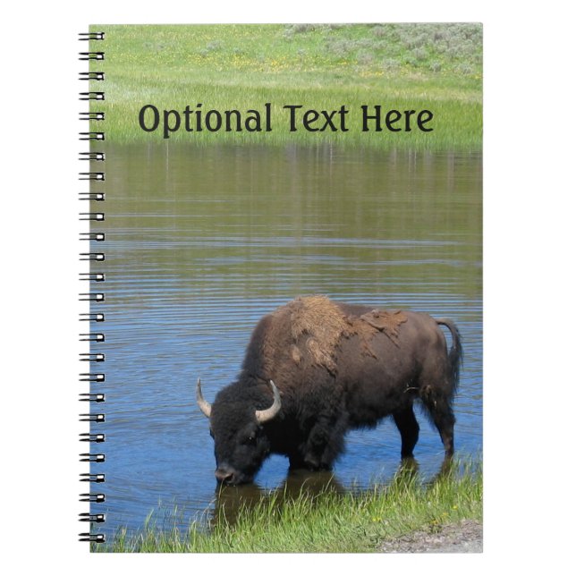 Caderno Espiral Yellowstone Buffalo Souvenir (Frente)