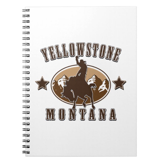 Caderno Espiral Yellowstone Montana (Frente)