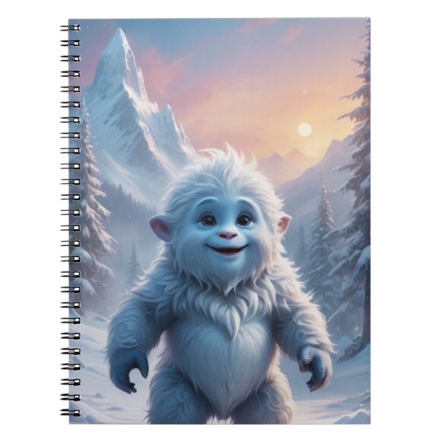 Caderno Espiral Yeti Espírito do Inverno  (Frente)