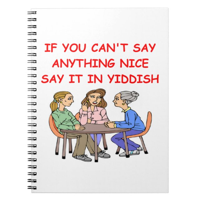 CADERNO ESPIRAL YIDDISH (Frente)