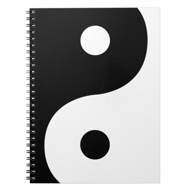 Caderno Espiral Yin e Yang Sides (Frente)
